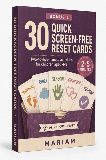 Bonus 2: 30 Quick Screen-Free Reset Cards