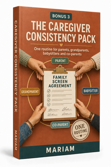 Bonus 3: The Caregiver Consistency Pack